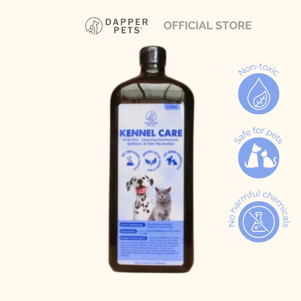 Dapper Pets All-Natural Kennel Care Disinfectant Cleaner (1 Liter ...