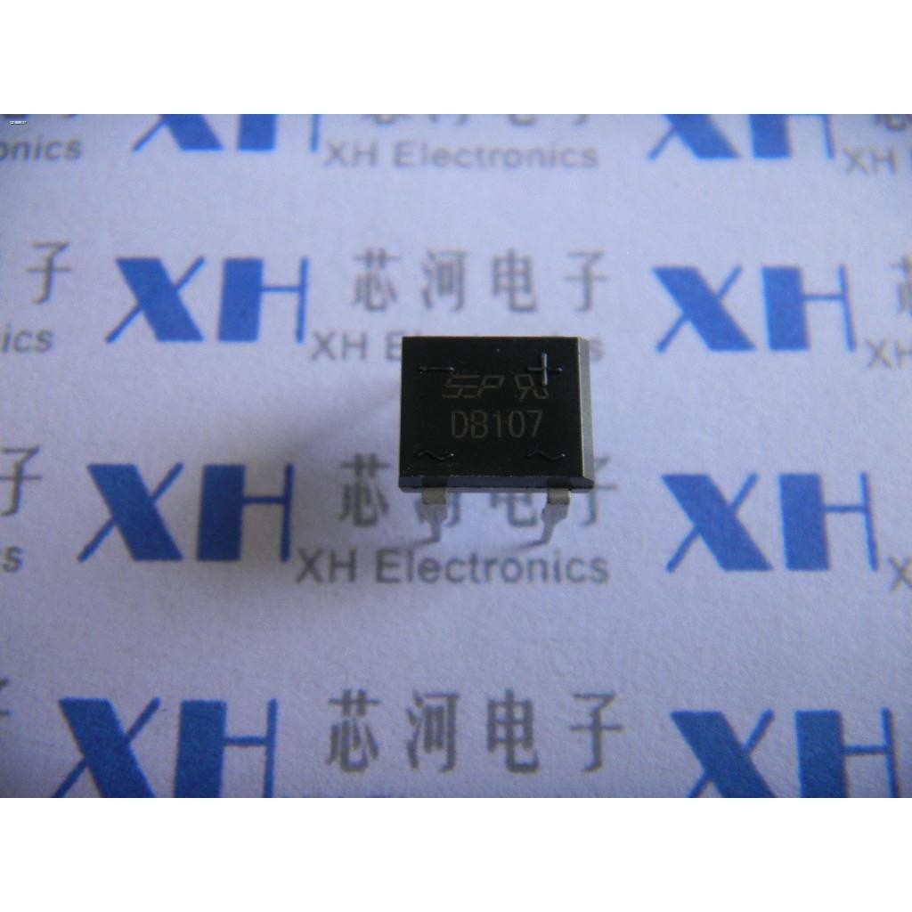 In-line DB107 rectifier bridge DIP-4 1A 1000V new SEP bridge stack ...