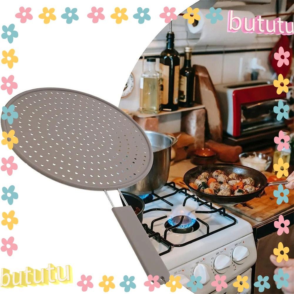 BUTUTU Splatter Screen, with Handle Heat-resisting Oil Splash Guard ...