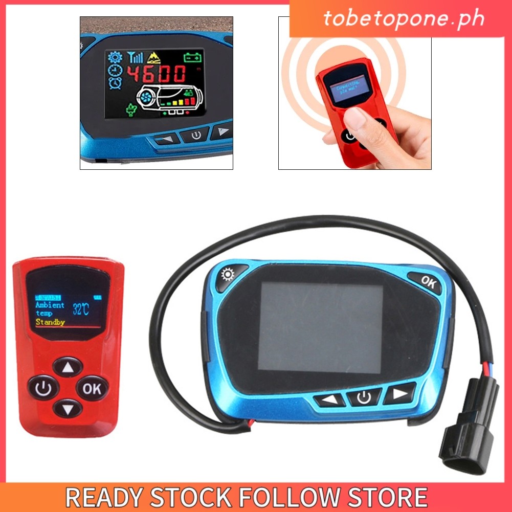 tobetopone.ph ️ 12V 5KW Diesels Air Heater LCD Monitor Switch+Control