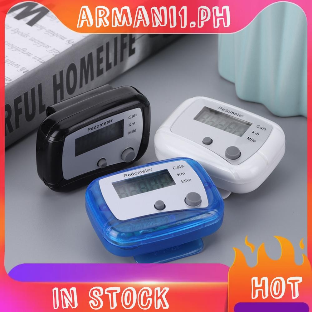 Blingbin 3D Pedometer For Walking, Simple Digital Step Counter With Removable Clip