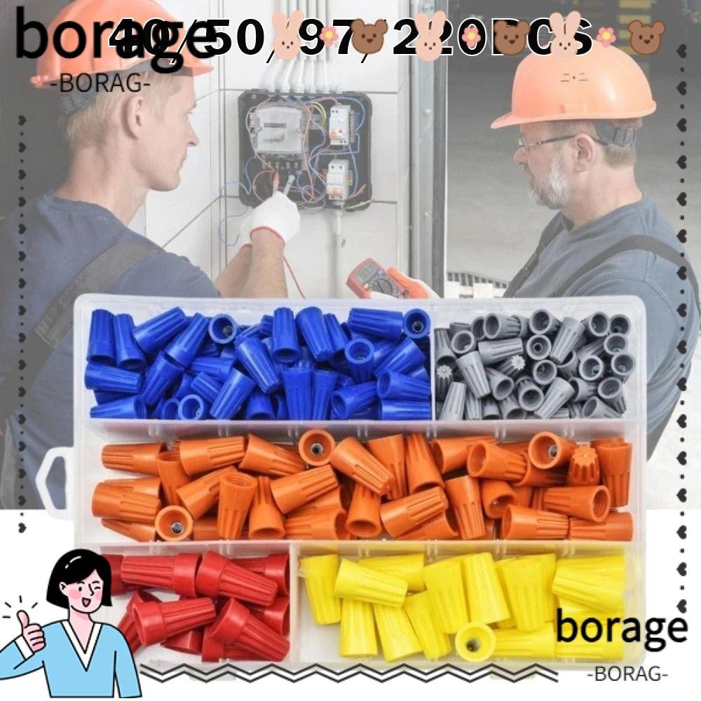 BORAGE Wire Connectors Nuts, Colorful Insulated Wire Caps, End Cap ...