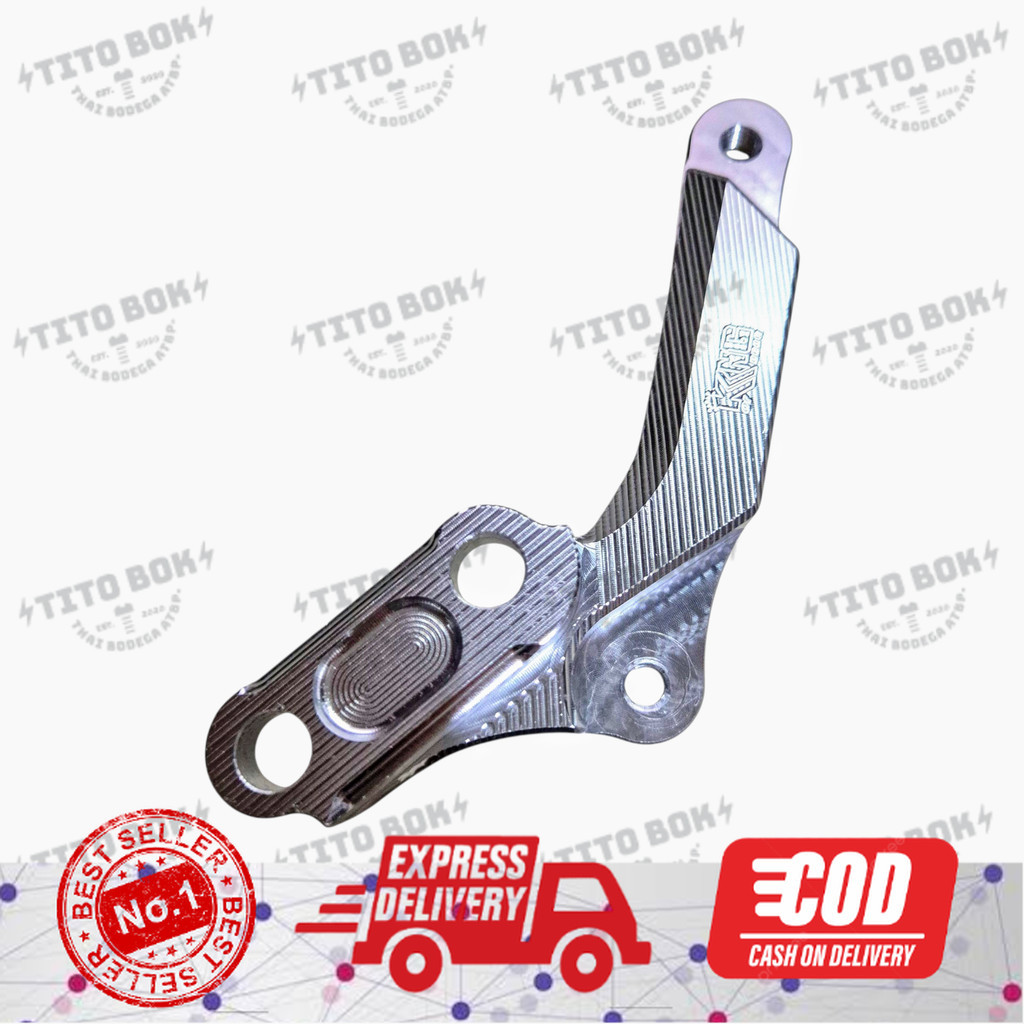 KING DRAG 260MM 4 POT BRACKET HONDA CLICK V1/V2/V3, BEAT Fi CNC 4POT ...