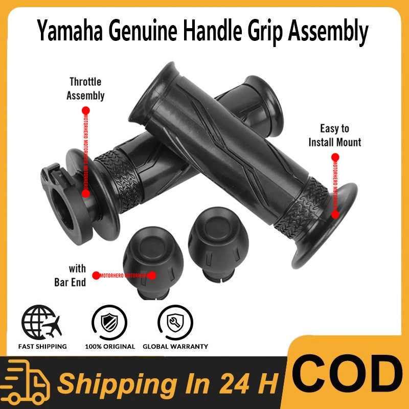 YAMAHA Handle Grip SET Assembly for MIO NMAX AEROX SNIPER with Bar End ...