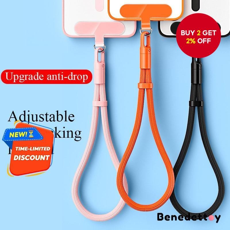 Anti Fall Sturdy Wrist Lanyard Short Polyester Lanyard Adjustable Phone ...