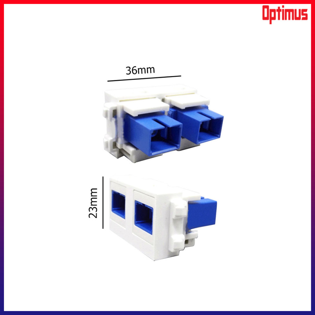 Optimus Depot Optimus Dual SC Fiber Optic Socket Back Module 23x36mm ...