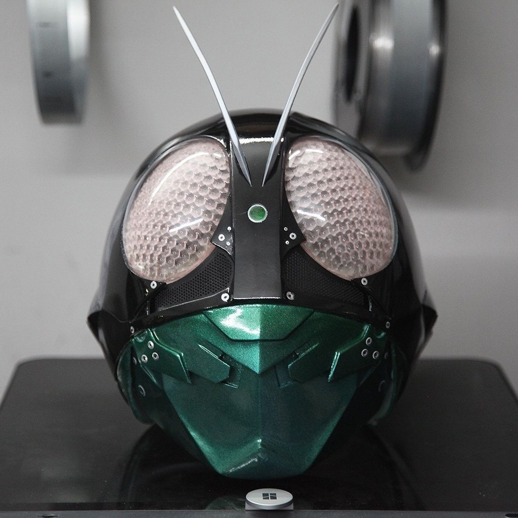 Kamen Rider No. 1 Luminous Mask 3D Printing Material Polished Finished ...