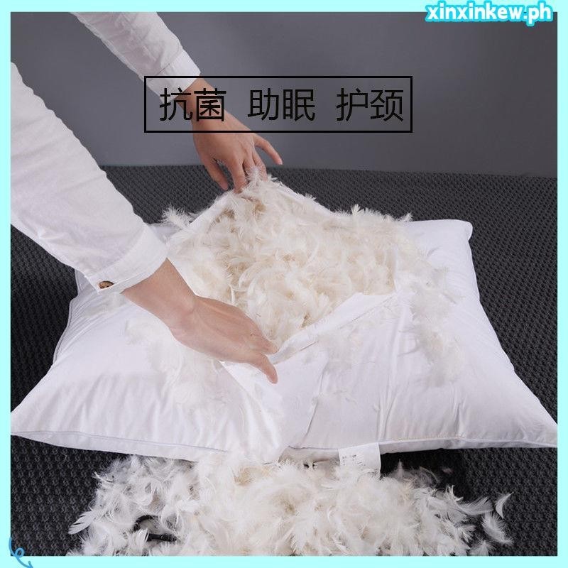 Export Hilton feather pillow 100 white goose down pillow core hair