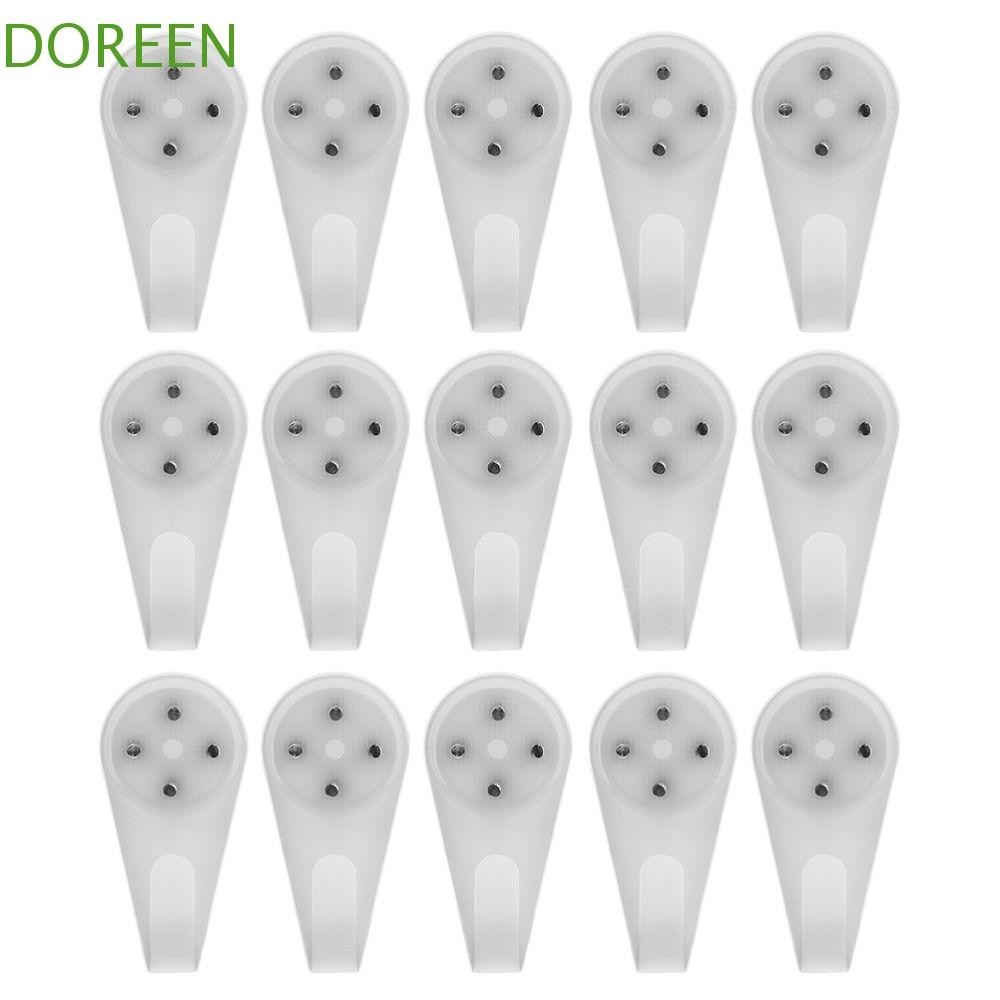 DOREEN No Trace Nail, Plastic Wall Mount Invisible Wall Hook, Useful