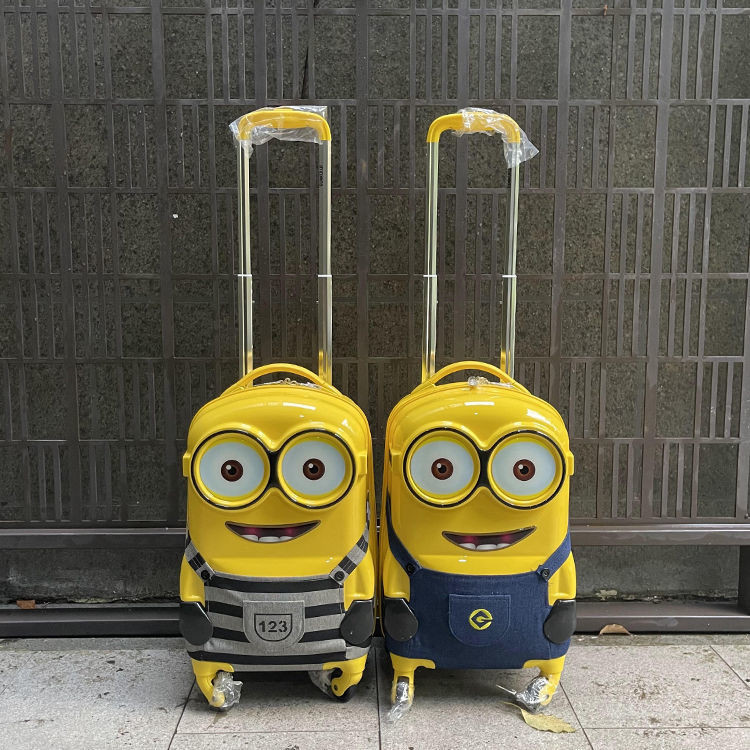 Minions Genuine Goods UltraLight Adult and Children Luggage Mute