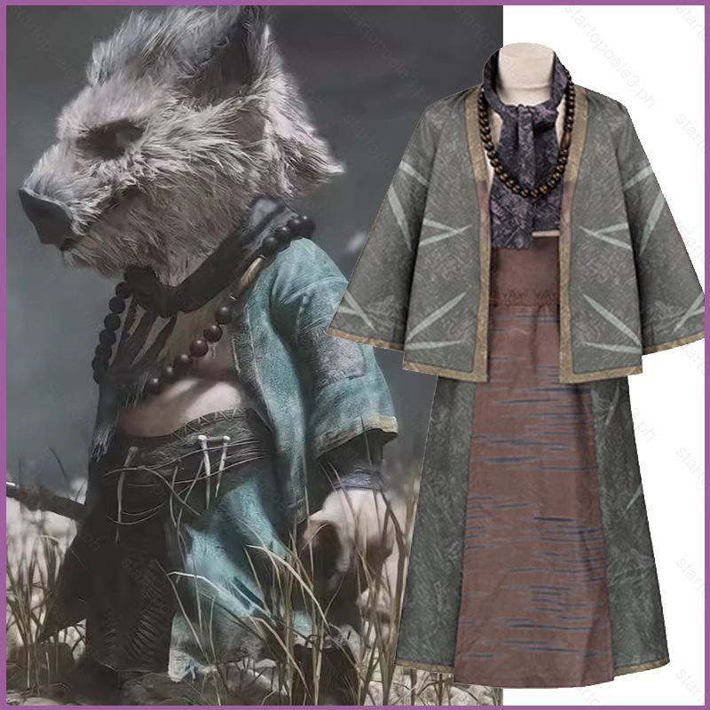 Zhu Bajie Cosplay Costume Full Set Black Myth: WuKong