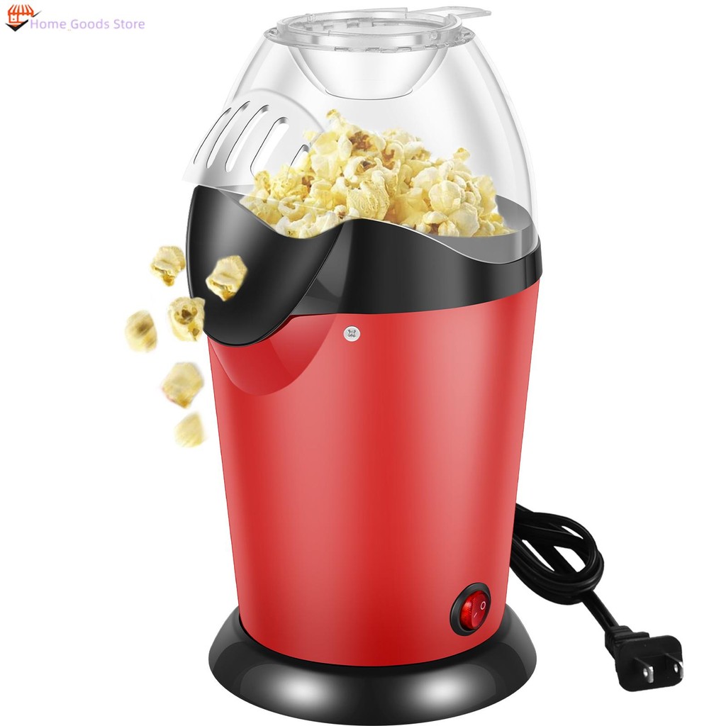 Hot Air Popcorn Maker 1200W Electric Popcorn Maker High Explosion Rate ...