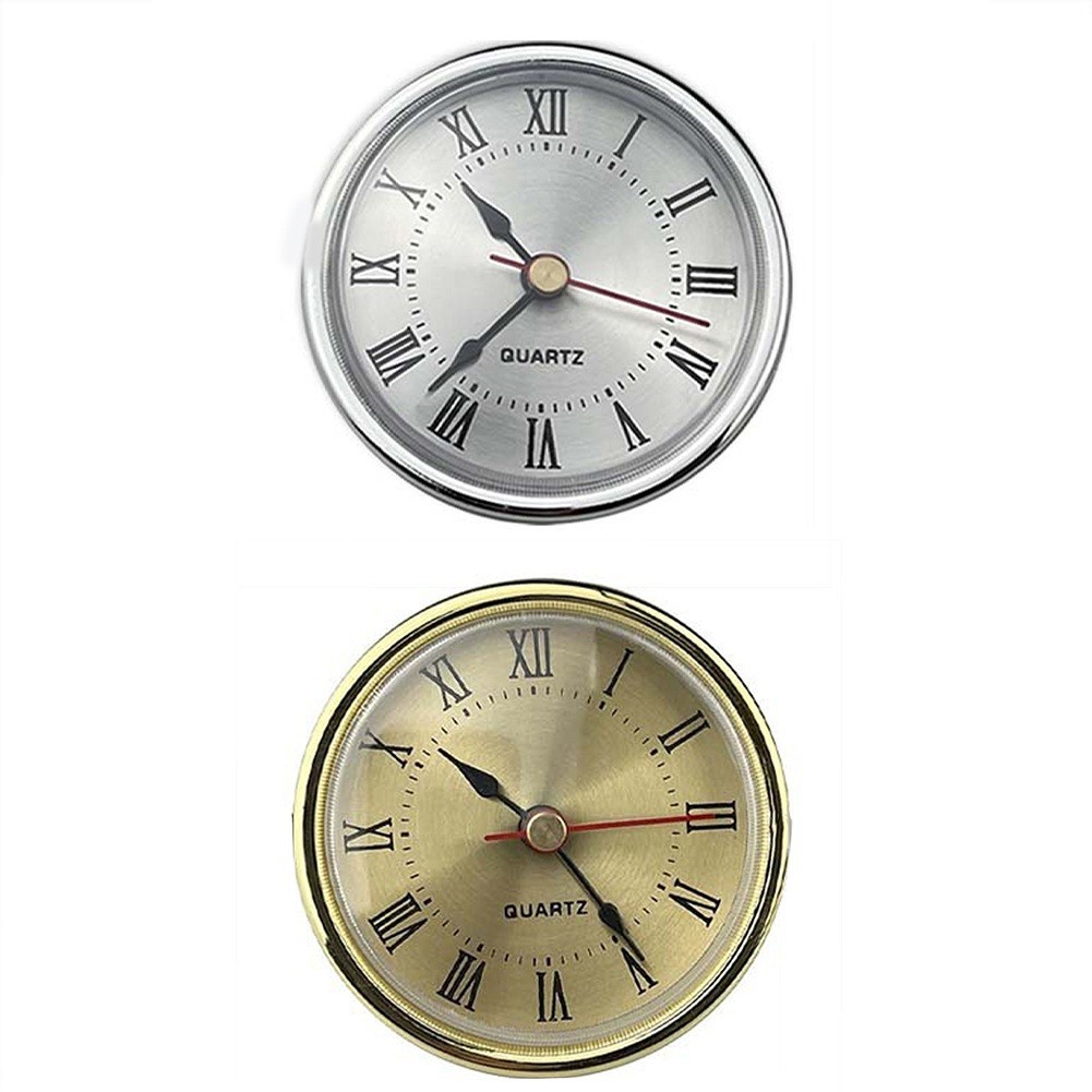Praktische en stijlvolle 36MM DIY Compatibel Quartz Klok Inserts met Arabesque Nummering (B