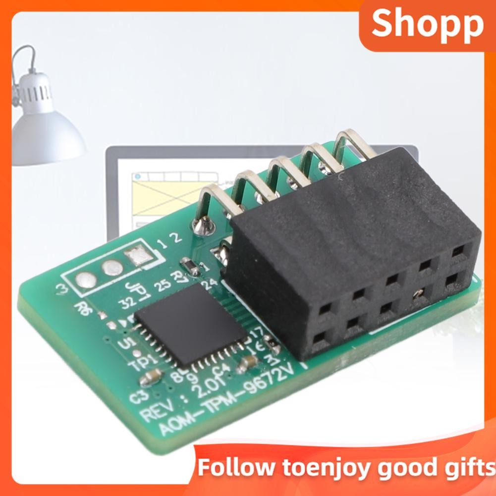 Shopp TPM 2.0 Module Encryption Security Trusted Platform 10Pin SPI for ...