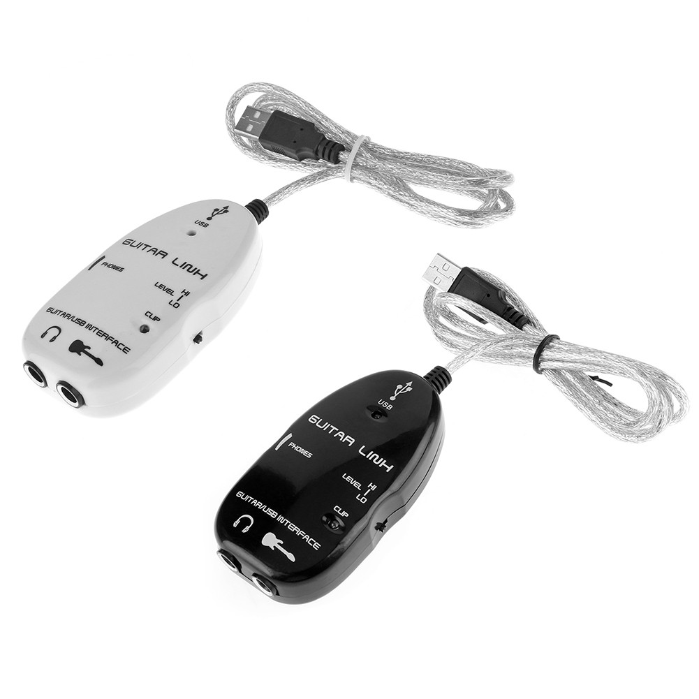 Guitar to USB Sound Player Sound Card Effector Interface Link Audio
