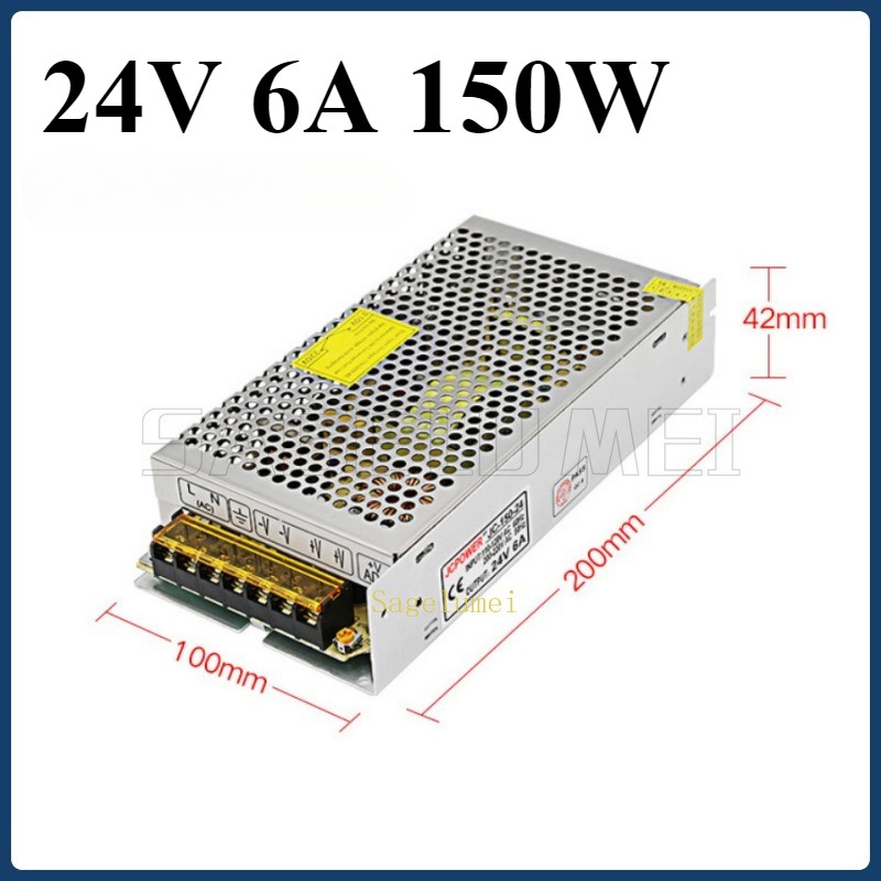 Higt Quality DC24V 150W 6A Switching Power Supply Driver Lighting