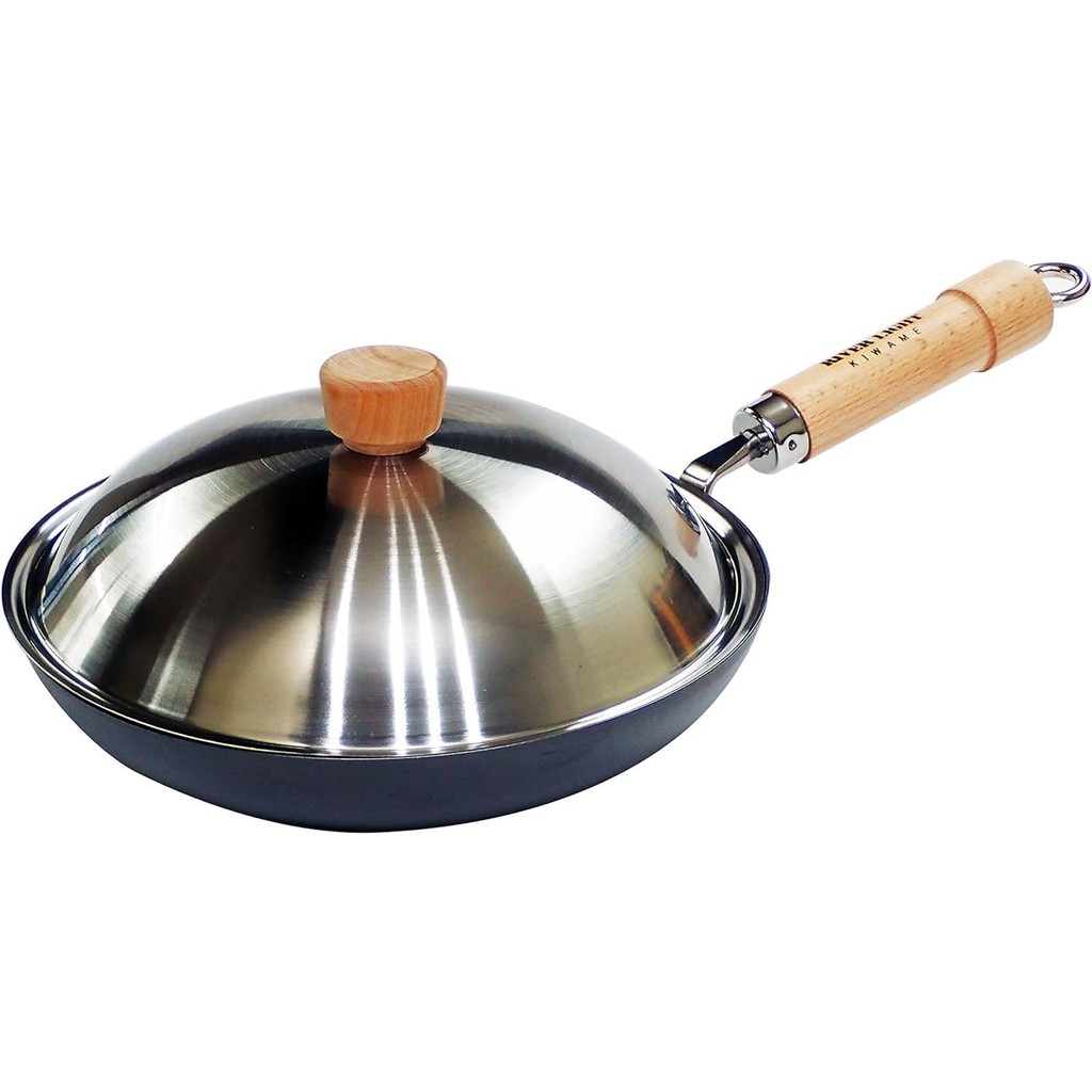 RiverLight Kiwami JAPAN Iron Frying Pan Various Sizes, Nitrided Steel