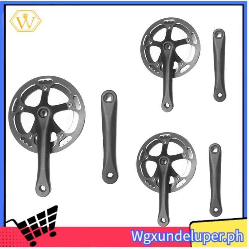 【W】Folding Bike Crank Set Single Speed Bicycle Crankset 170mm Tooth