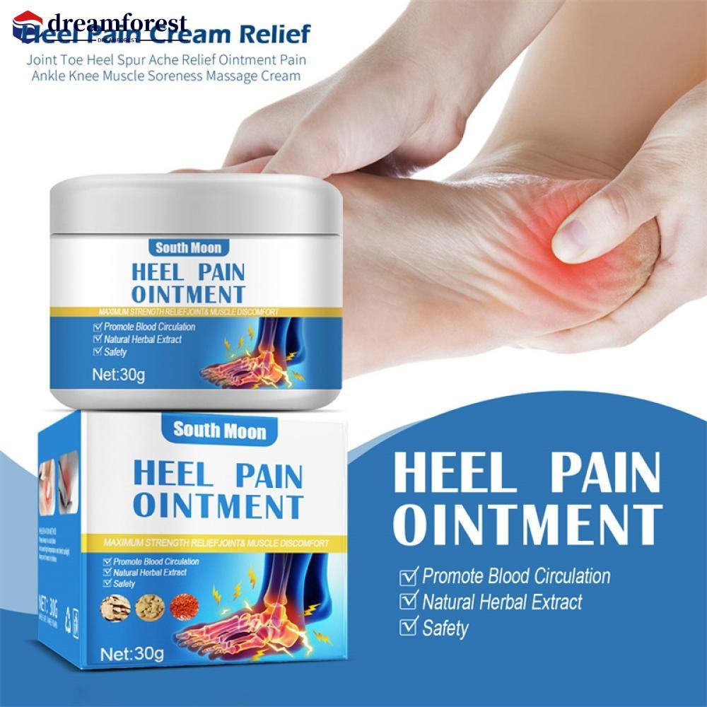 DREAMFOREST Heel Pain Cream Relief Joint Toe Heel Spur Ache Relief