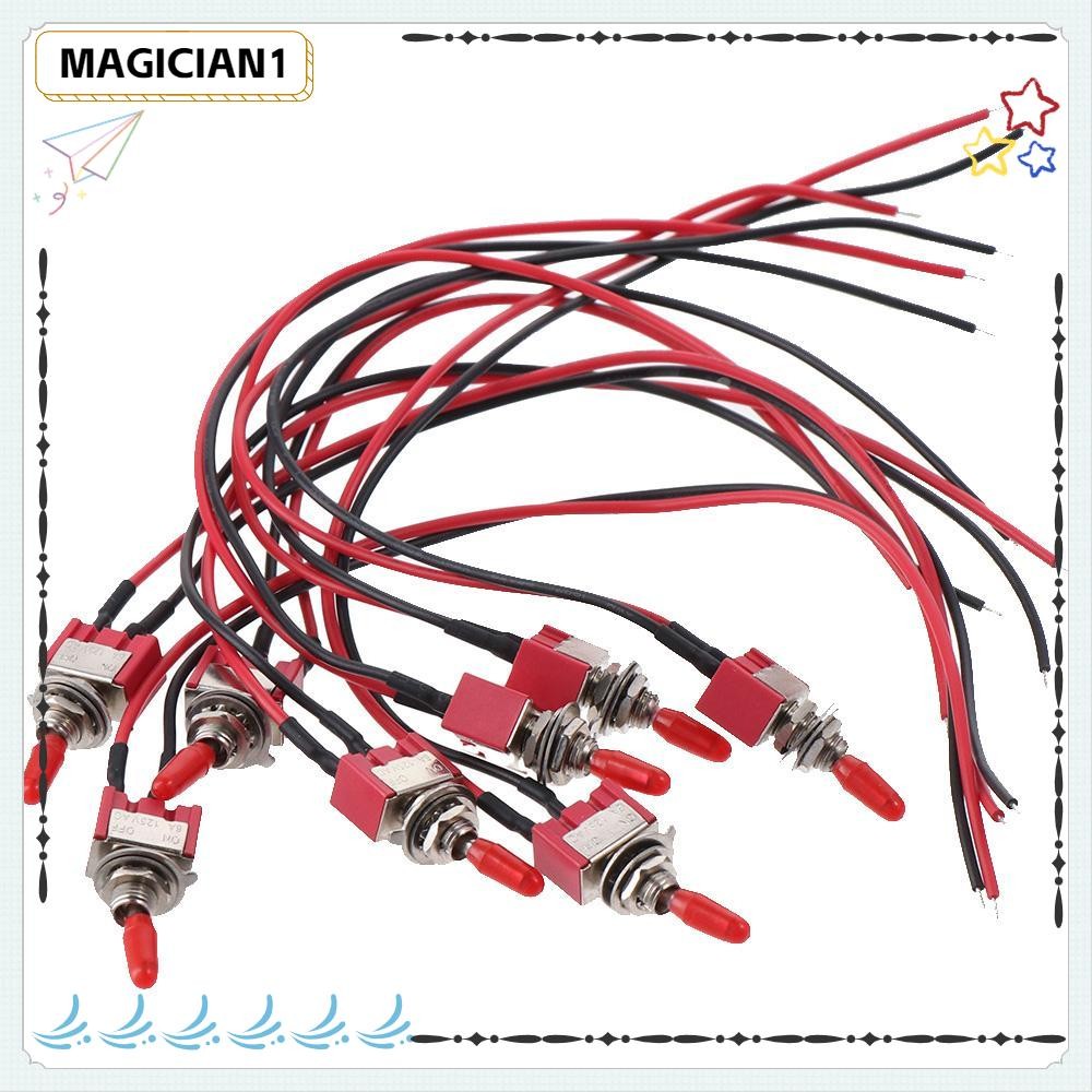 MAGICIANPH 1/8Pcs Miniature Toggle Switch, 2 Position 2 Pins MTS-101 ...