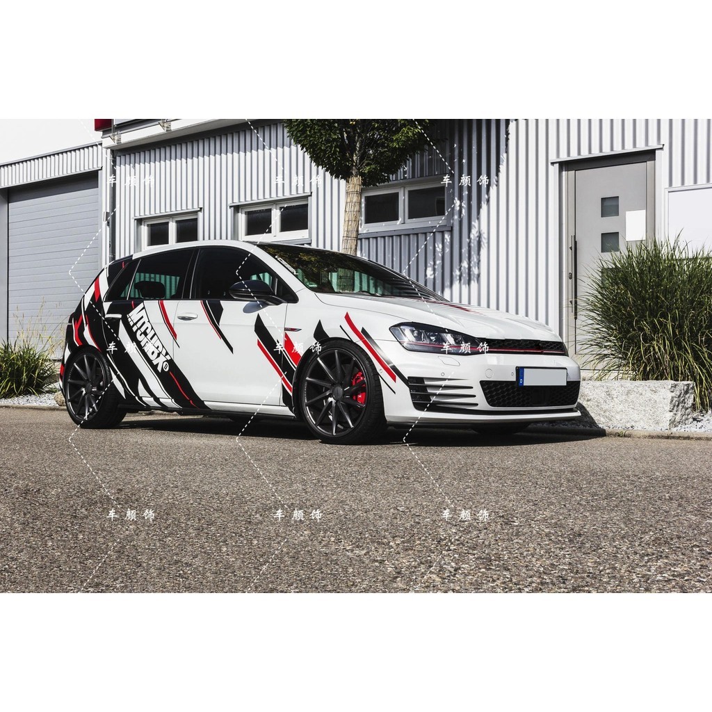 JDM Car Sticker Exterior Details Stickers Car Accessories For Golf 4 5 ...
