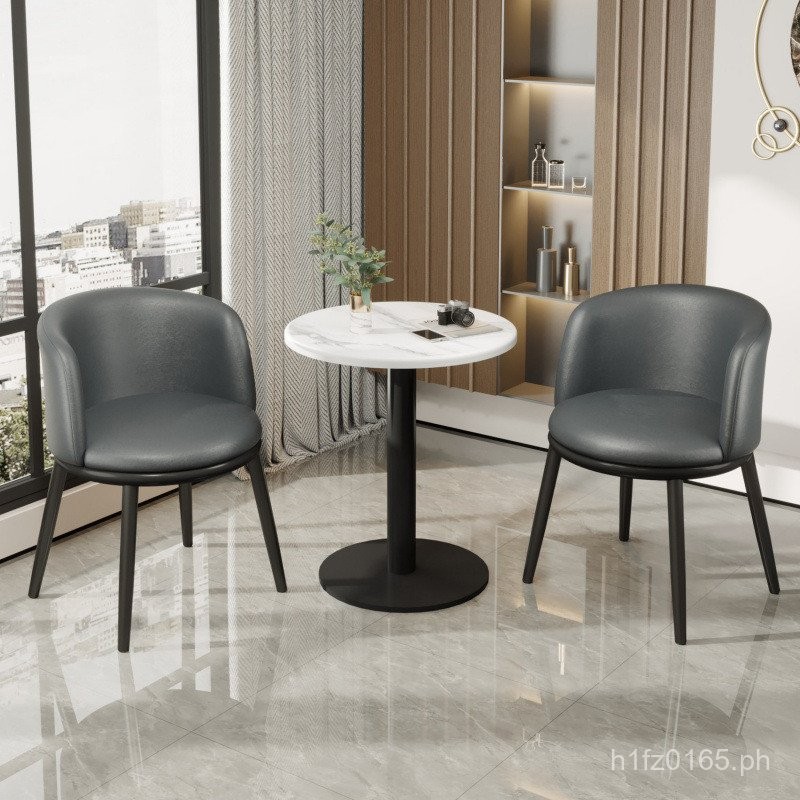 Linen Simple Combination Casual Nordic Dining Table and Chairs ...