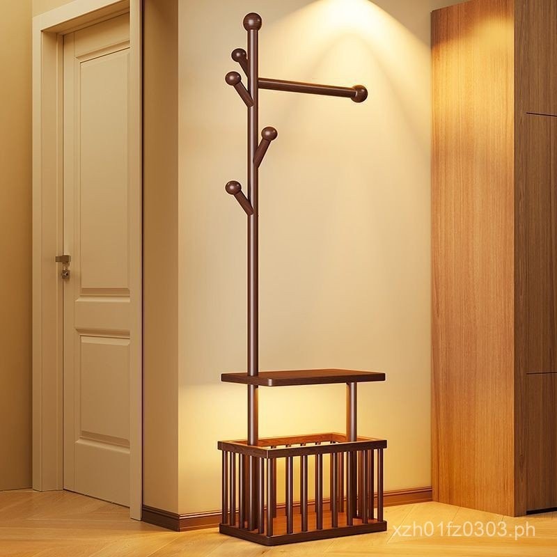 Bedroom Movable Clothes Rack Multifunctional Hanging Rack Storage Rack ...