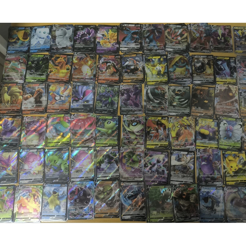 Pokemon TCG S-Chinese Pokémon PTCG RR RRR HOLO Cards Lot 100 PCS No ...
