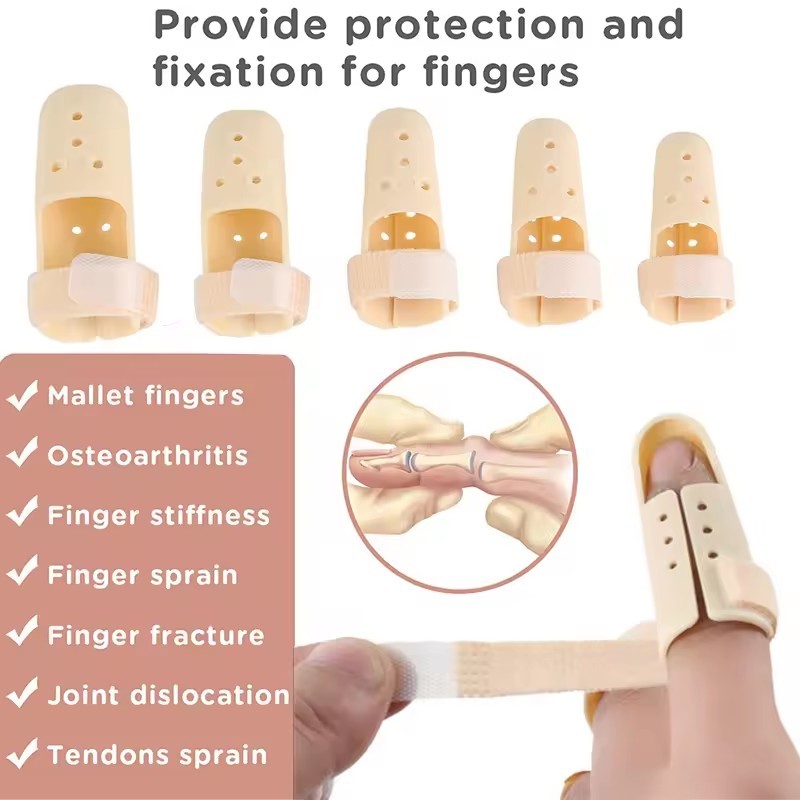 Finger Splint Brace Support Men Women Mallet Fingers Joint Injury ...