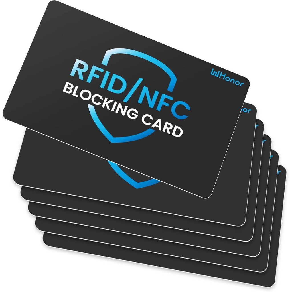 RFID Blocking Card 6 Pack, Bank Debit Credit Card Protector, Anti-Theft ...