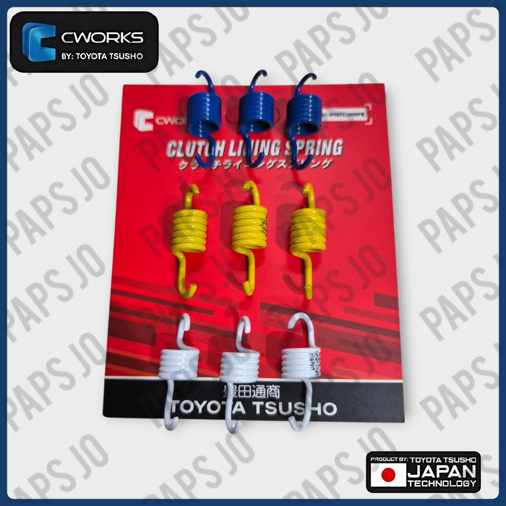 CWORKS CLUTCH SPRING CLICK / NMAX / AEROX / MIO / M3 / FAZZIO / PCX ...