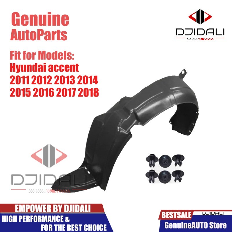 Front Fender Liner for Hyundai Accent 2011-2018 Fender Lining ...
