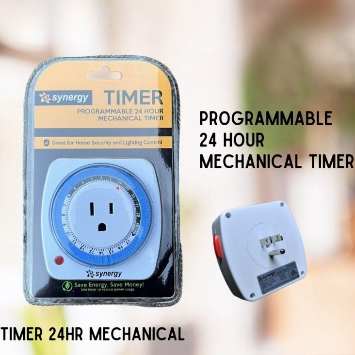 Timer 24hr Mechanical Programmable 24 Hour Mechanical Timer | Shopee ...