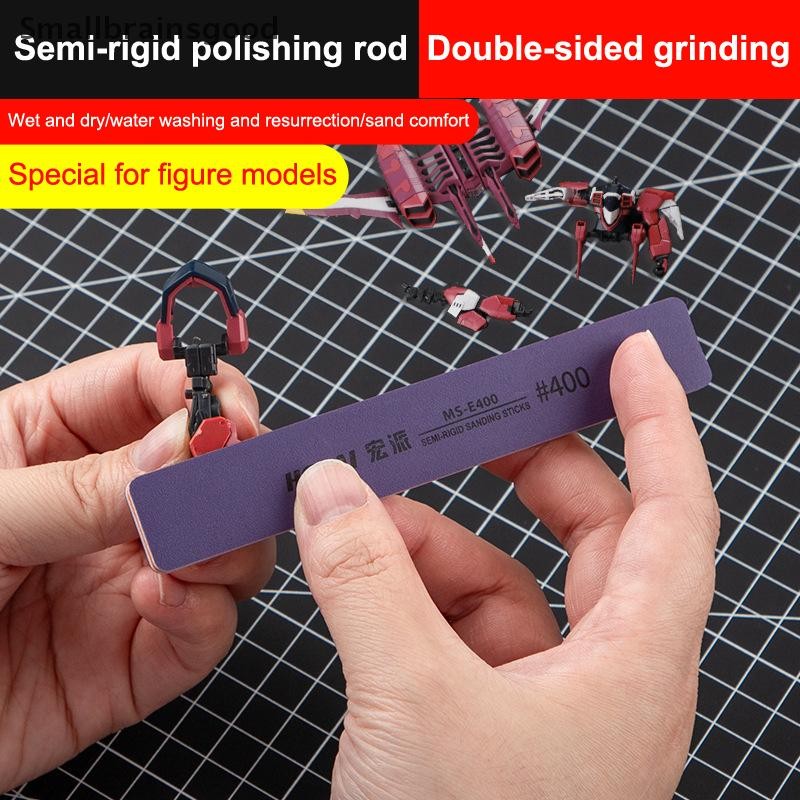 Smph 6Pcs MS-E400-1500 Semi-rigid Sanding Sticks Plastic Model ...