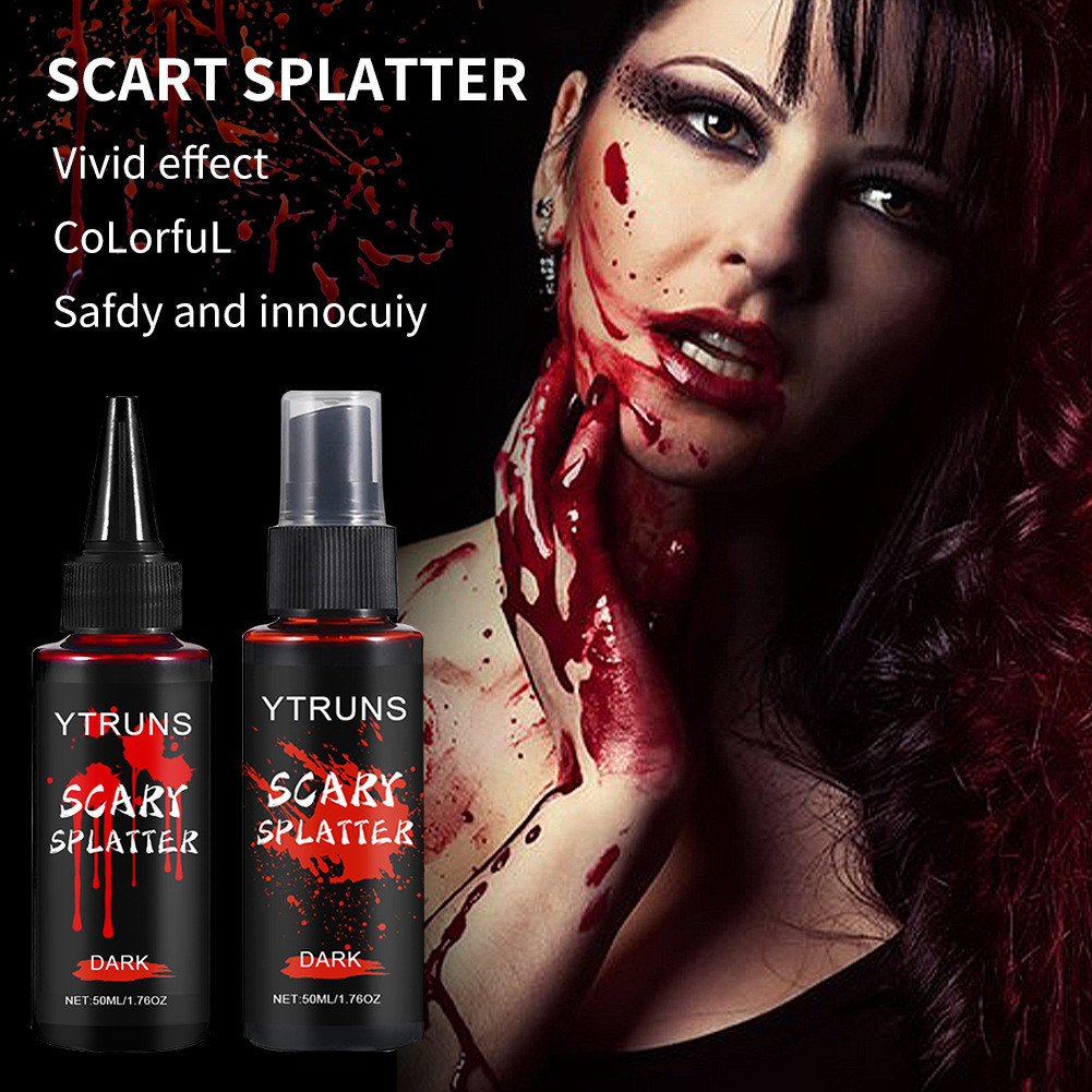 Halloween Party Realistic Fake Blood Spray Artificial Pseudo Makeup