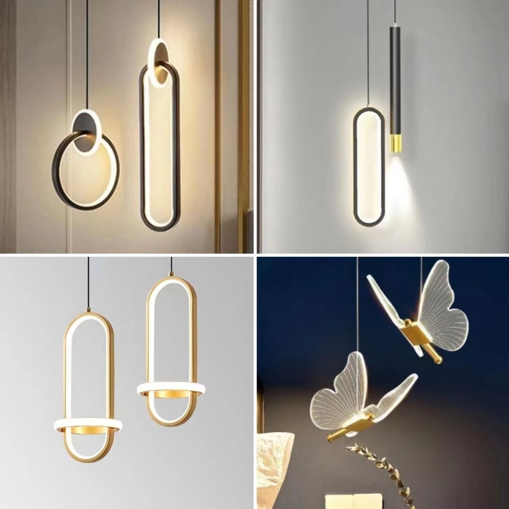 Bedroom Bedside Pendant light Hanging lights Bar Counter Lights Room ...