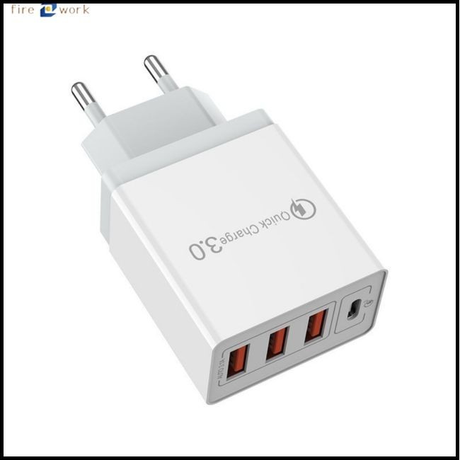 Special Offer 32w Usb C Charger Cube Wall Plug Fast Charging Block 31 Port Pdqc Power 3855