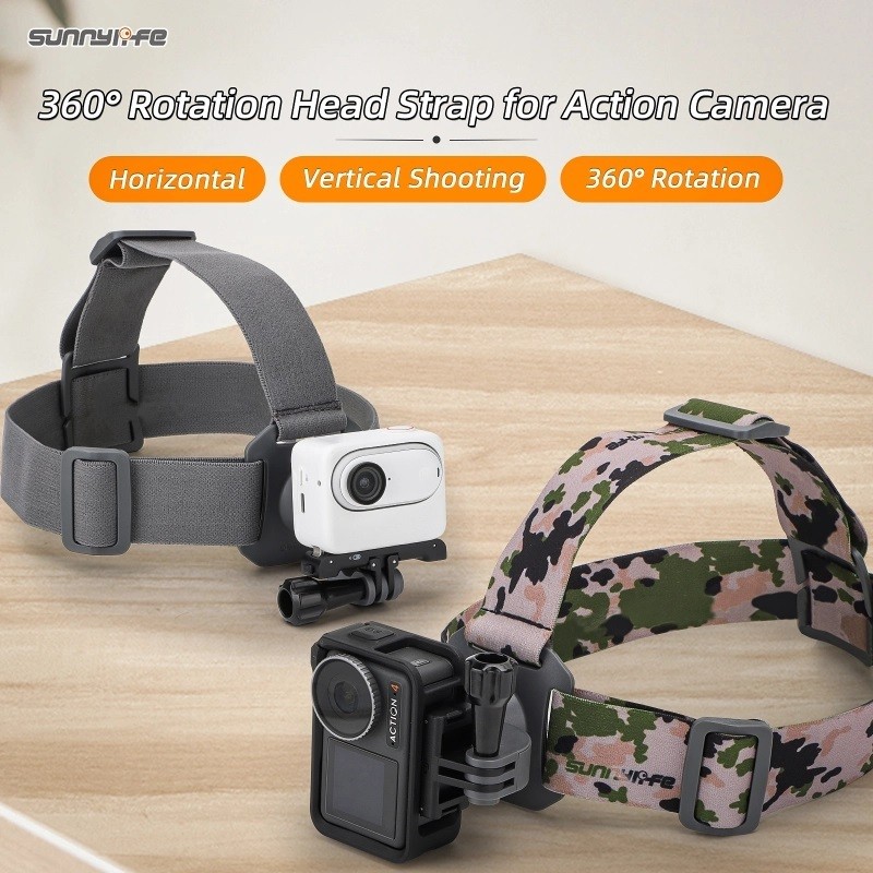 Sunnylife Head Band Strap GoPro, DJI, Insta360, etc Action Camera ...