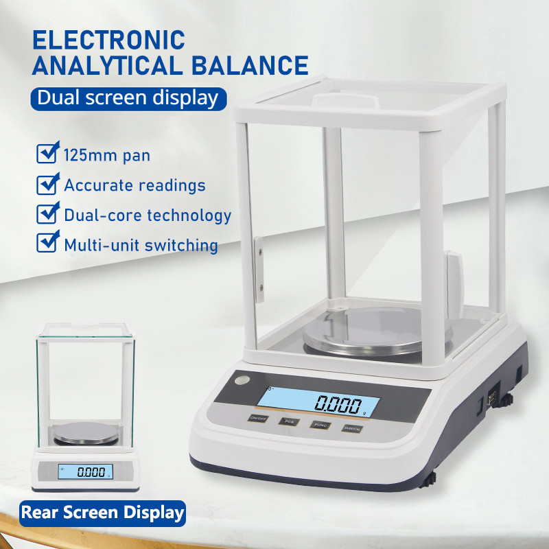 Lab Precision Analytical Balance Double-screen Display Precision Scale ...