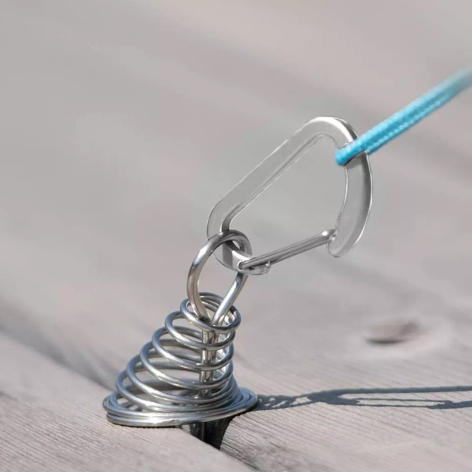 Rope Ground Anchor Peg Lightweight Stainless Steel Deck Anchors ...