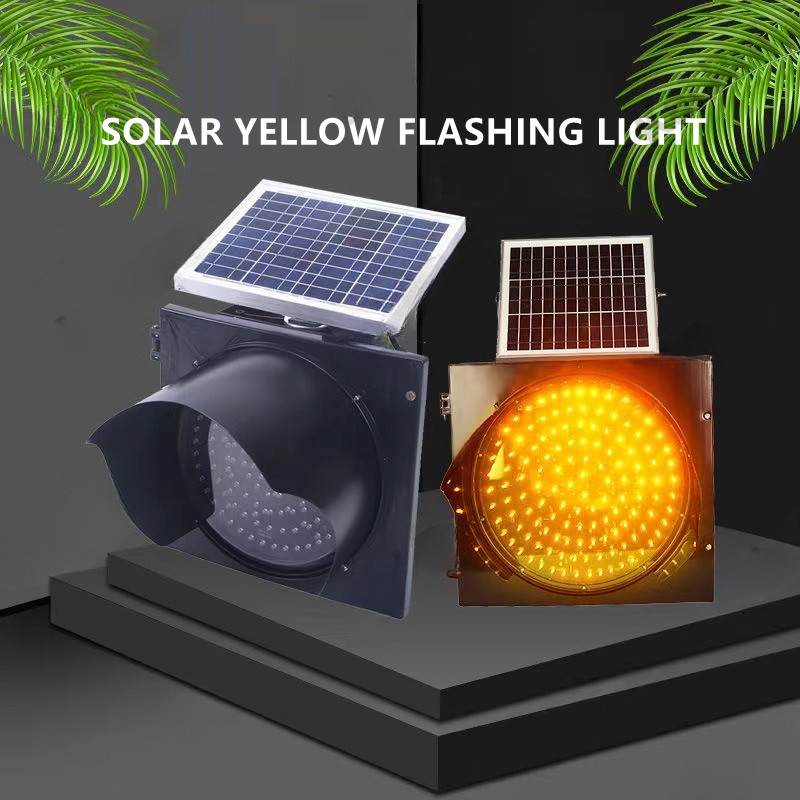 Wireless Solar Traffic Light Security Led Traffic Solar Powered Blinker