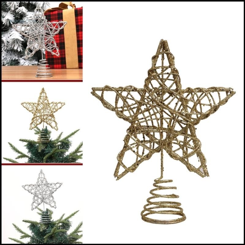 WOOW Festival Small Christmas Star Tree Toppers Star Christmas Tree ...