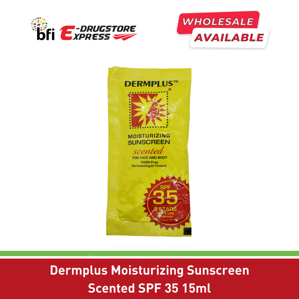 Dermplus Moisturizing Sunscreen Scented SPF 35 15ml | Shopee Philippines