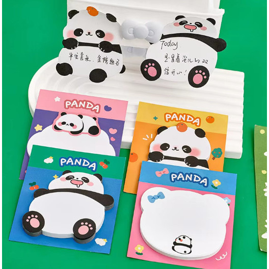 Cute Sticky Notes, 30 Sheets, Panda Motif, Sticky Notes, Gwiyeo ...