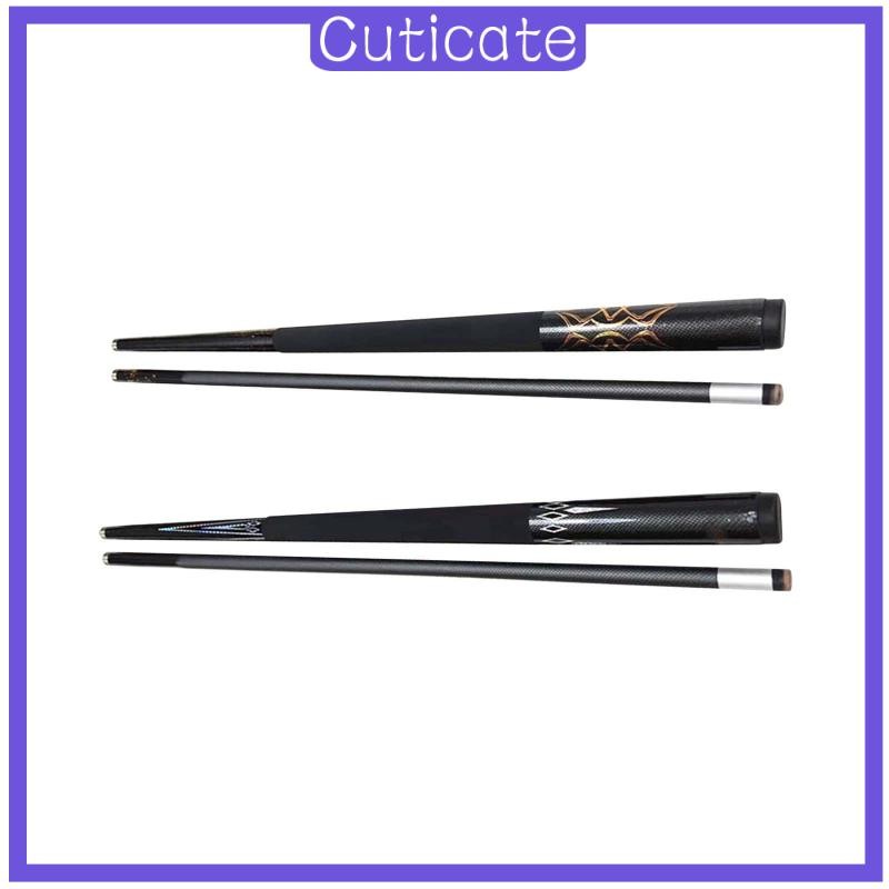 [CUTICATE] Pool Cue Stick, Ferrule Two Section Segmented Split 13mm Tip ...