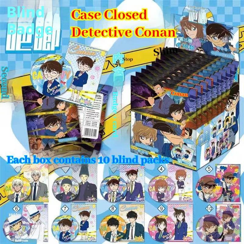 Detective Conan Blind Box Badge & Flash Card Set - 75mm Badge and ...