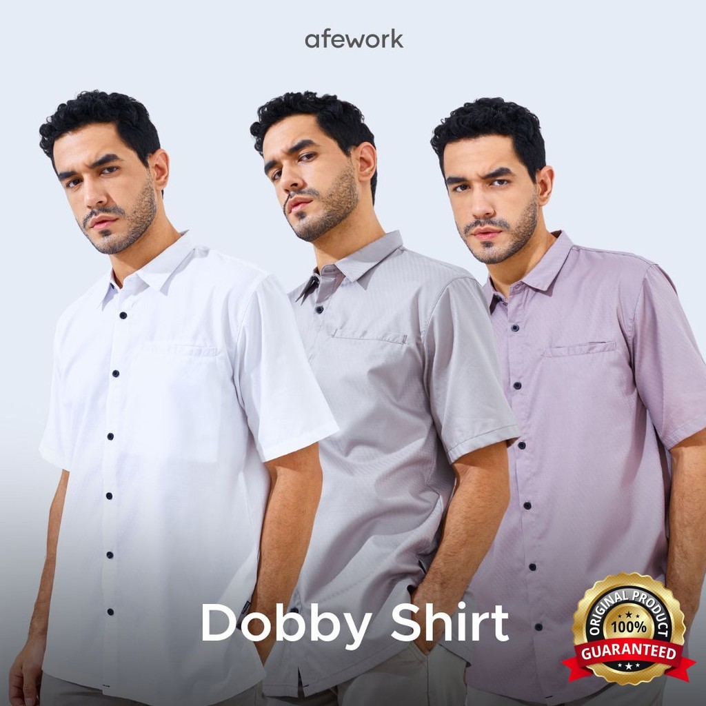 KEMEJA SabilaMall - Dobby Shirt Reg By Afework | Shopee Philippines