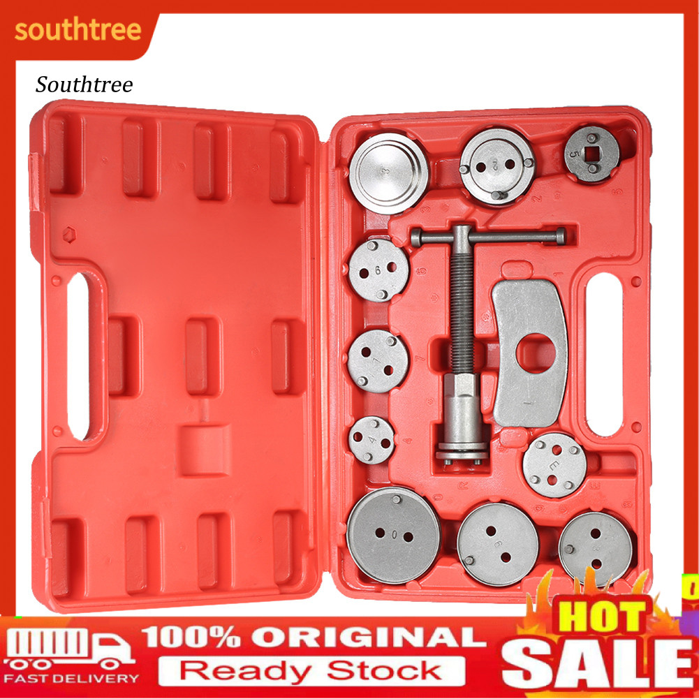 SOU_ 12Pcs Universal Car Disc Brake Caliper Pad Piston Compressor