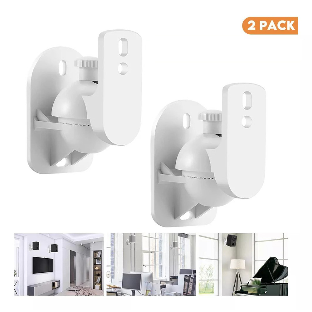 Speaker Mount Wall Bracket Stand Surround Holder Keyhole Tilt Pack ...