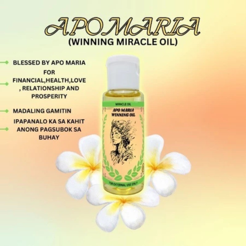 APO MARIA Winning Miracle Oil | Shopee Philippines